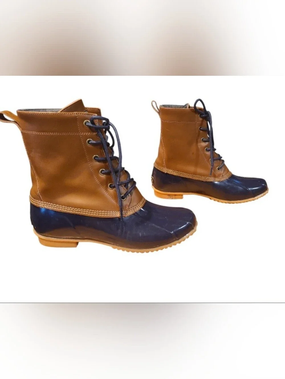 GE BASS & Co Harlequin Ducm Boots